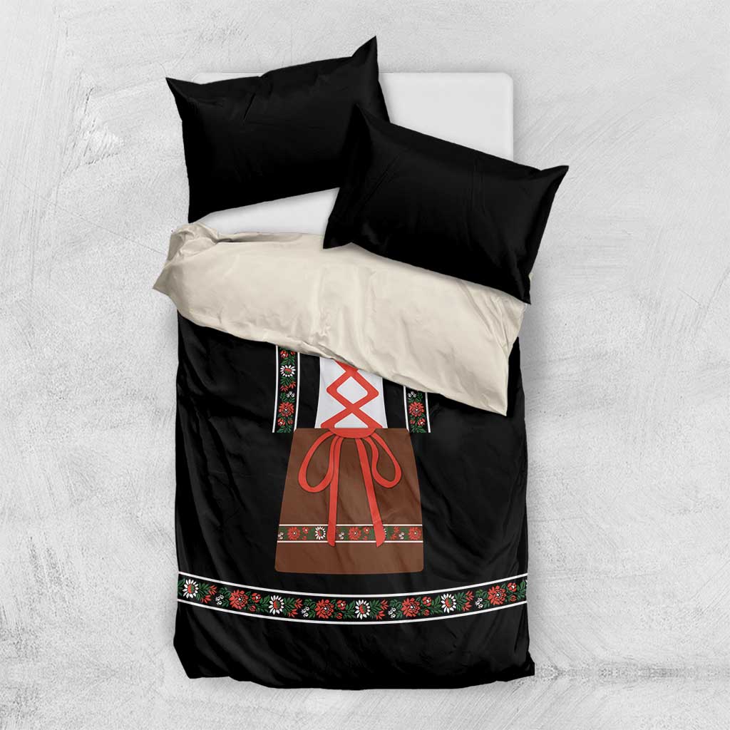 Oktoberfest Dirndl Costume Bedding Set German Beer Festival - Wonder Print Shop