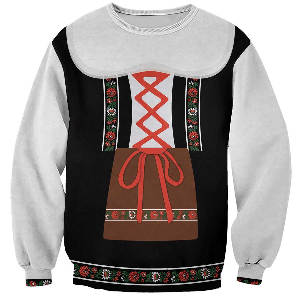 Oktoberfest Dirndl Costume Sweatshirt German Beer Festival - Wonder Print Shop