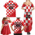 Custom Croatia Checkerboard Family Matching Summer Maxi Dress and Hawaiian Shirt With Coat Of Arms - Wonder Print Shop