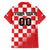 Custom Croatia Checkerboard Family Matching Summer Maxi Dress and Hawaiian Shirt With Coat Of Arms - Wonder Print Shop