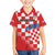 Custom Croatia Checkerboard Family Matching Summer Maxi Dress and Hawaiian Shirt With Coat Of Arms - Wonder Print Shop