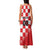 Custom Croatia Checkerboard Family Matching Tank Maxi Dress and Hawaiian Shirt With Coat Of Arms - Wonder Print Shop