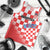 Custom Croatia Checkerboard Men Tank Top With Coat Of Arms - Wonder Print Shop