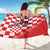 Custom Croatia Checkerboard Sarong With Coat Of Arms - Wonder Print Shop