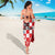 Custom Croatia Checkerboard Sarong With Coat Of Arms - Wonder Print Shop