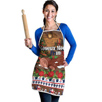 France Christmas Apron Buche De Noel - Wonder Print Shop