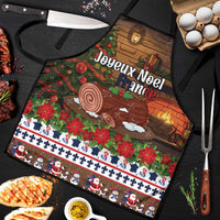 France Christmas Apron Buche De Noel - Wonder Print Shop