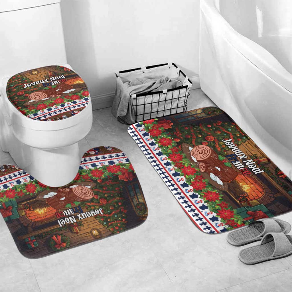 France Christmas Bathroom Set Buche De Noel - Wonder Print Shop