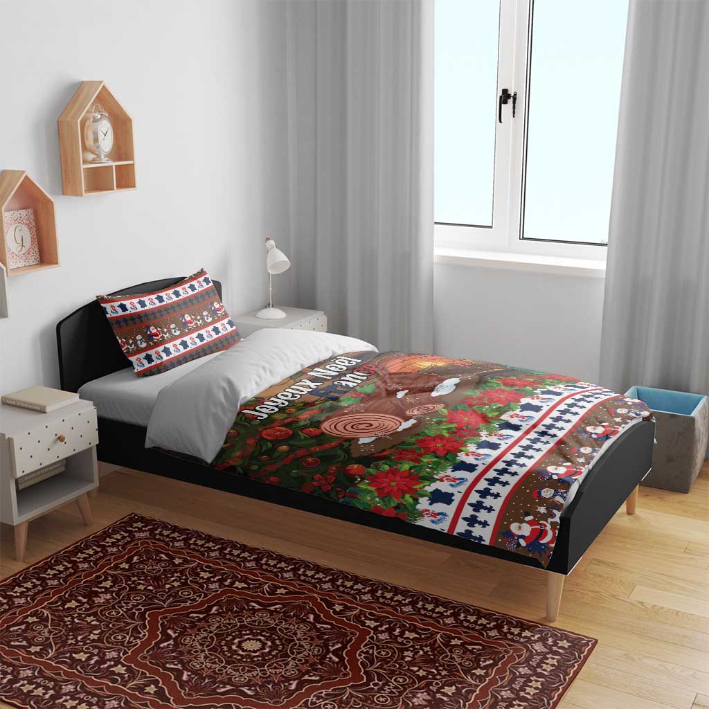 France Christmas Bedding Set Buche De Noel - Wonder Print Shop