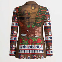 France Christmas Blazer Buche De Noel - Wonder Print Shop