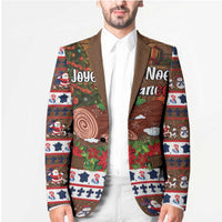 France Christmas Blazer Buche De Noel - Wonder Print Shop