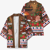 France Christmas Kimono Buche De Noel - Wonder Print Shop