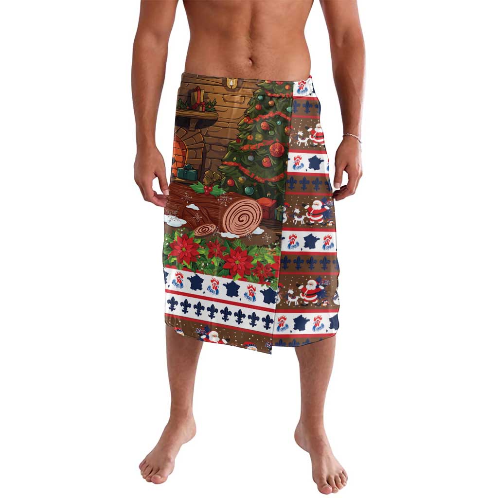France Christmas Lavalava Buche De Noel - Wonder Print Shop