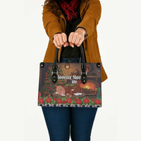 France Christmas Leather Bag Buche De Noel - Wonder Print Shop