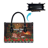 France Christmas Leather Bag Buche De Noel - Wonder Print Shop
