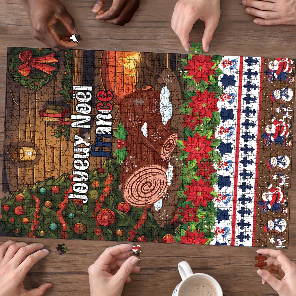 France Christmas Puzzle Buche De Noel - Wonder Print Shop