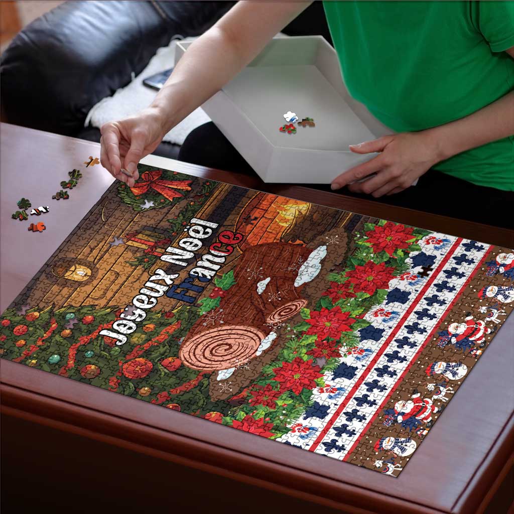 France Christmas Puzzle Buche De Noel - Wonder Print Shop