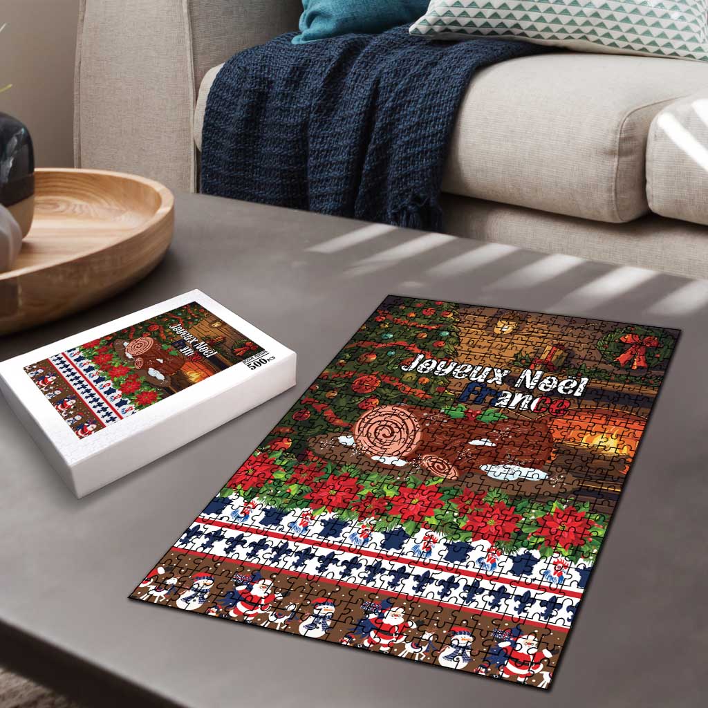 France Christmas Puzzle Buche De Noel - Wonder Print Shop