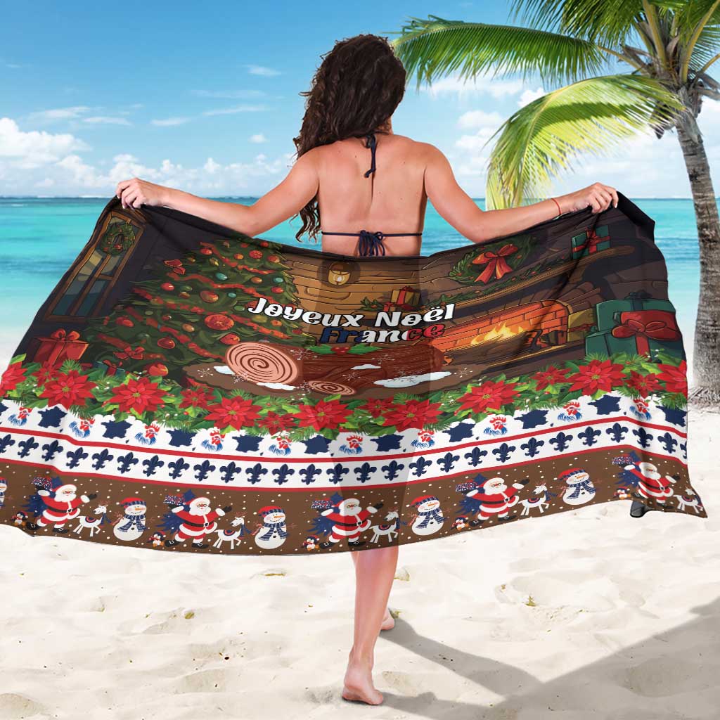 France Christmas Sarong Buche De Noel - Wonder Print Shop
