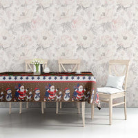 France Christmas Tablecloth Buche De Noel - Wonder Print Shop