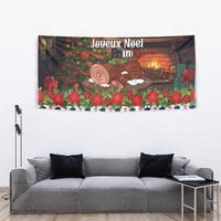 France Christmas Tapestry Buche De Noel - Wonder Print Shop
