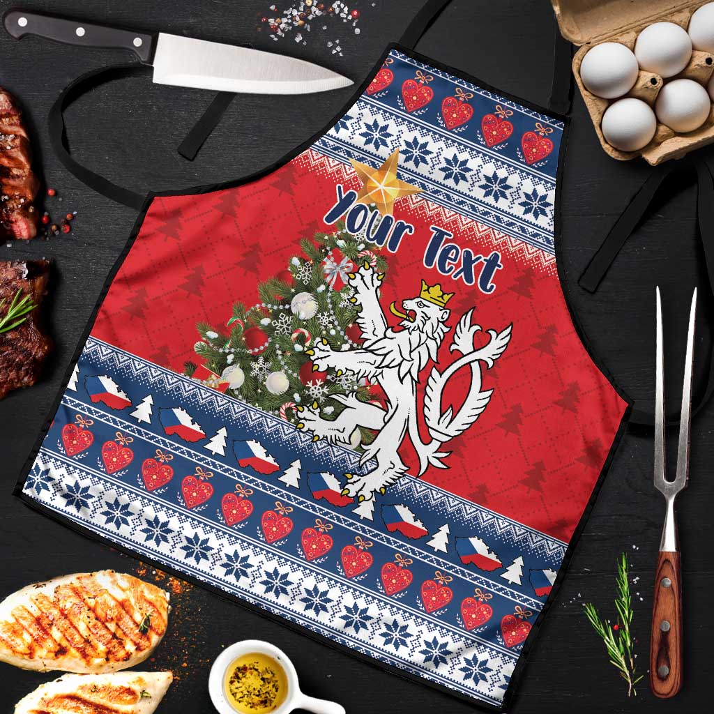 Czech Republic Christmas Personalized Apron Vesele Vanoce - Wonder Print Shop