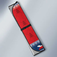 Czech Republic Christmas Personalized Auto Sun Shade Vesele Vanoce - Wonder Print Shop