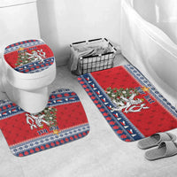 Czech Republic Christmas Personalized Bathroom Set Vesele Vanoce - Wonder Print Shop