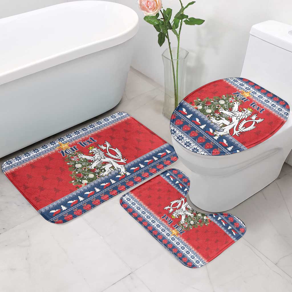Czech Republic Christmas Personalized Bathroom Set Vesele Vanoce - Wonder Print Shop