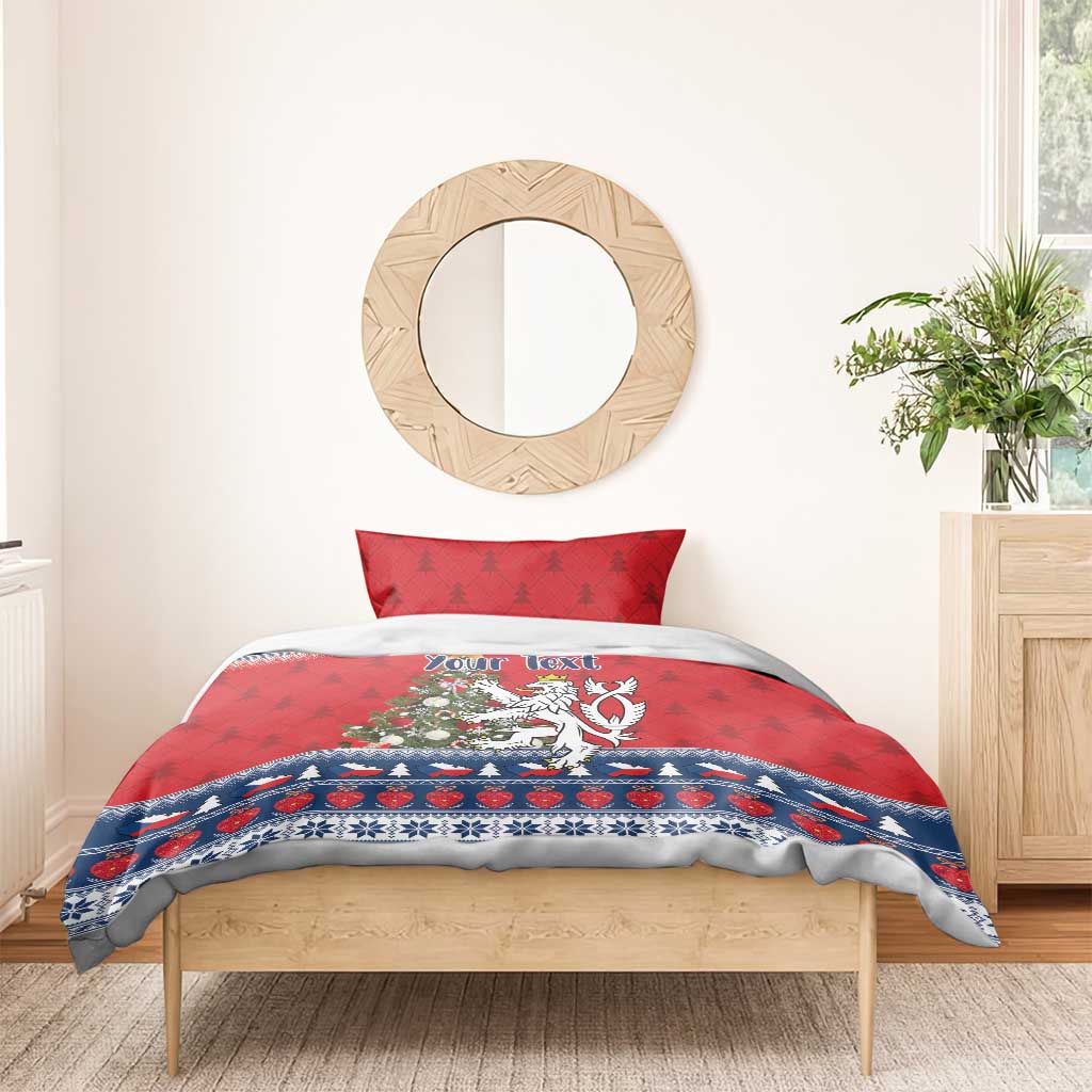Czech Republic Christmas Personalized Bedding Set Vesele Vanoce - Wonder Print Shop