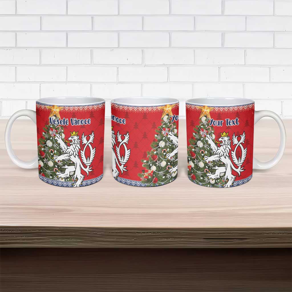 Czech Republic Christmas Personalized Ceramic Mug Vesele Vanoce - Wonder Print Shop