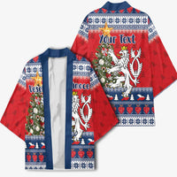 Czech Republic Christmas Personalized Kimono Vesele Vanoce - Wonder Print Shop