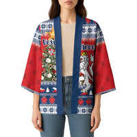 Czech Republic Christmas Personalized Kimono Vesele Vanoce - Wonder Print Shop