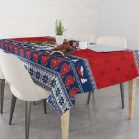 Czech Republic Christmas Personalized Tablecloth Vesele Vanoce - Wonder Print Shop