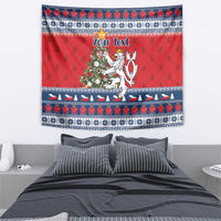 Czech Republic Christmas Personalized Tapestry Vesele Vanoce - Wonder Print Shop