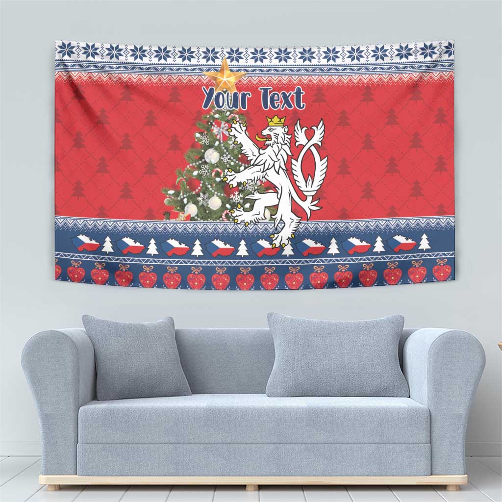 Czech Republic Christmas Personalized Tapestry Vesele Vanoce - Wonder Print Shop