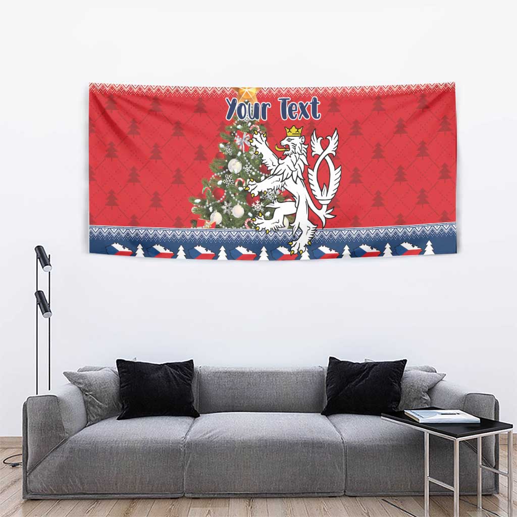 Czech Republic Christmas Personalized Tapestry Vesele Vanoce - Wonder Print Shop