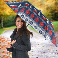 Czech Republic Christmas Personalized Umbrella Vesele Vanoce - Wonder Print Shop