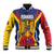 Personalized Romania Unification Day Baseball Jacket Ziua Marii Uniri Since 1918 Dynamic Style - Wonder Print Shop