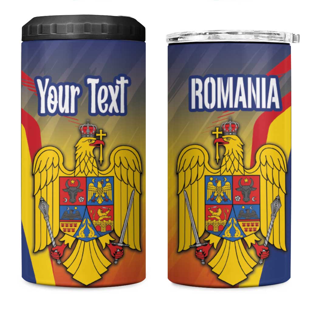 Personalized Romania Unification Day 4 in 1 Can Cooler Tumbler Ziua Marii Uniri Since 1918 Dynamic Style - Wonder Print Shop