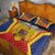 Personalized Romania Unification Day Quilt Bed Set Ziua Marii Uniri Since 1918 Dynamic Style - Wonder Print Shop