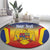 Personalized Romania Unification Day Round Carpet Ziua Marii Uniri Since 1918 Dynamic Style