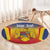 Personalized Romania Unification Day Round Carpet Ziua Marii Uniri Since 1918 Dynamic Style