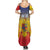 Personalized Romania Unification Day Summer Maxi Dress Ziua Marii Uniri Since 1918 Dynamic Style - Wonder Print Shop