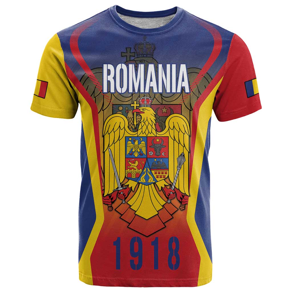 Personalized Romania Unification Day T Shirt Ziua Marii Uniri Since 1918 Dynamic Style - Wonder Print Shop