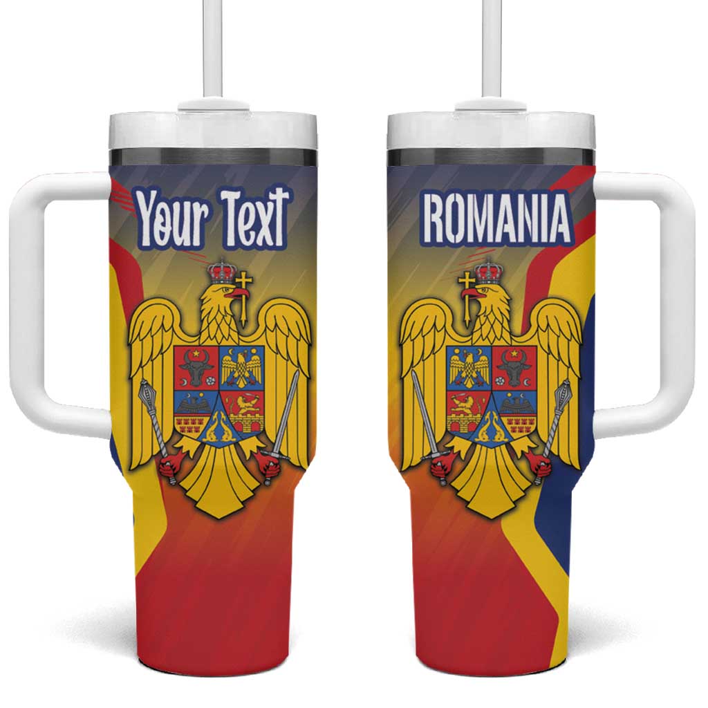 Personalized Romania Unification Day Tumbler With Handle Ziua Marii Uniri Since 1918 Dynamic Style - Wonder Print Shop