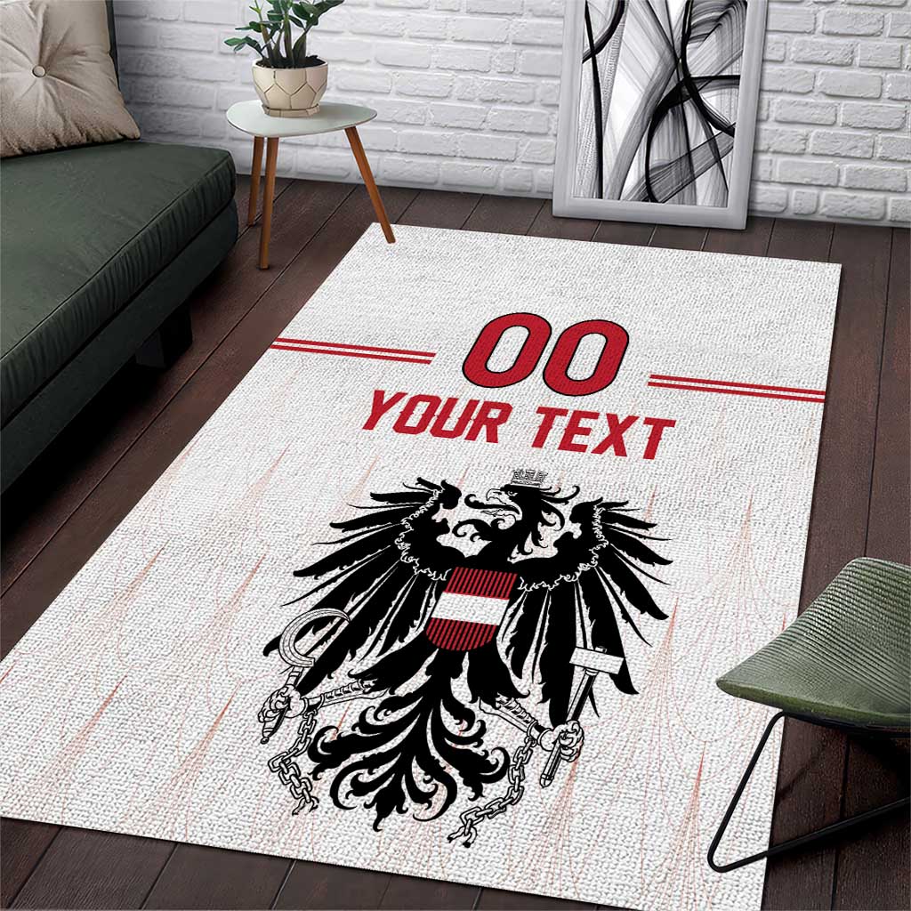 Custom Austria Football Area Rug Das Team Go Champions