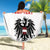 Custom Austria Football Beach Blanket Das Team Go Champions