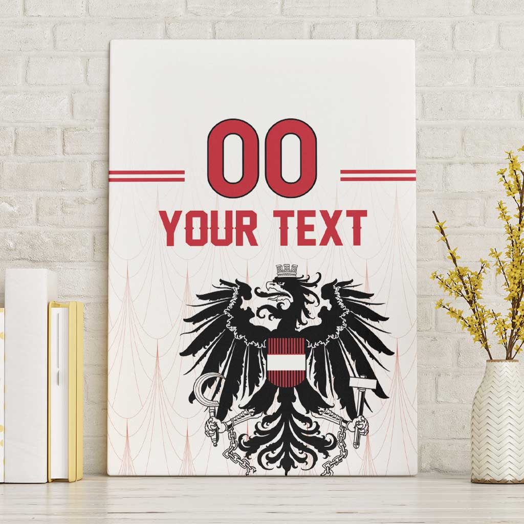 Custom Austria Football Canvas Wall Art Das Team Go Champions