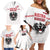 Custom Austria Football Family Matching Off Shoulder Short Dress and Hawaiian Shirt Das Team Go Champions